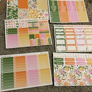 Blossom planner sticker full kit